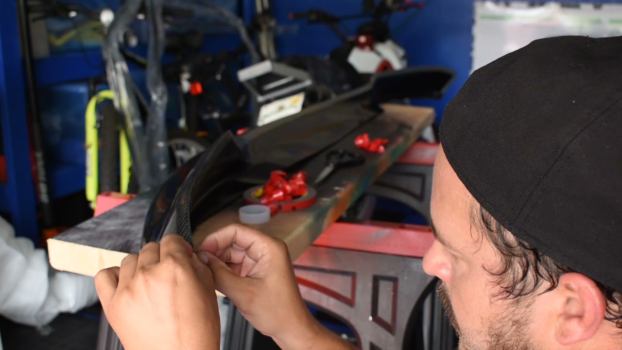 2001 bmw e46 m3 carbon fiber front lip install