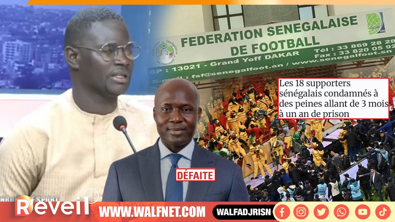 Condamnation des supporters sénégalais à la prison ferme 