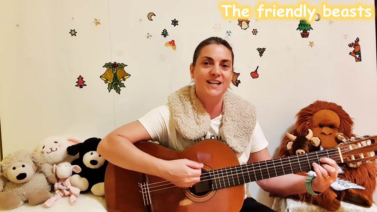The friendly beasts | Christmas songs for kids to sing along