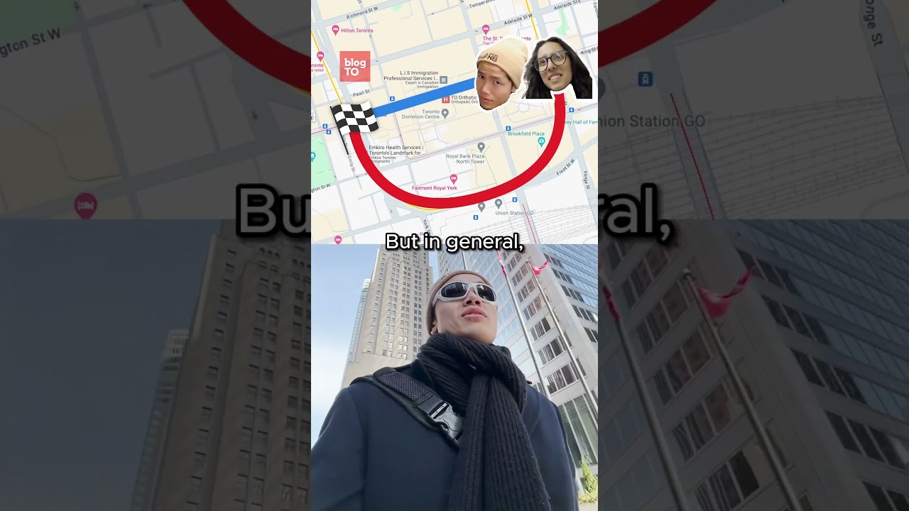 Как быстрее добраться от Сент-Эндрю до Кинга в Торонто: на метро или пешком? #Торонто #TTC #метро