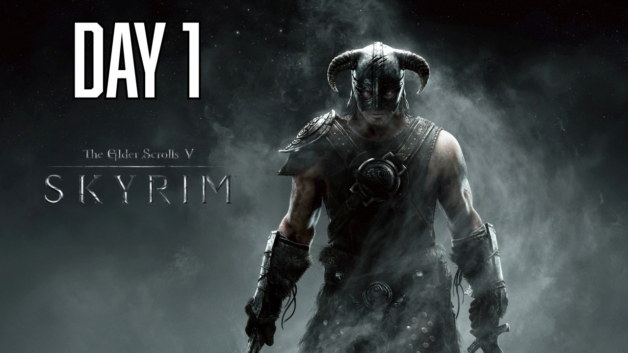 Finally Playing Skyrim For the FIRST TIME!!! Day 1