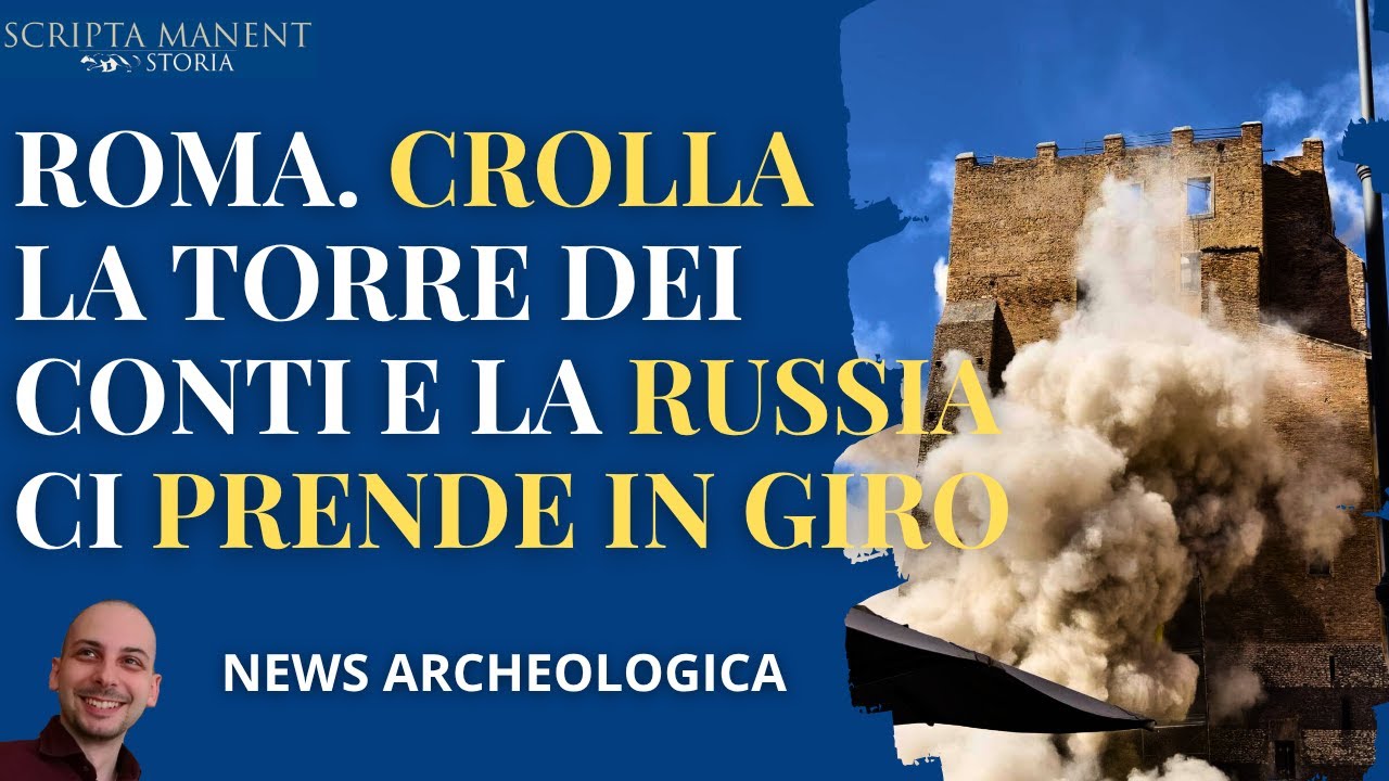 Roma. Crolla la Torre dei Conti e la Russia ci prende in giro