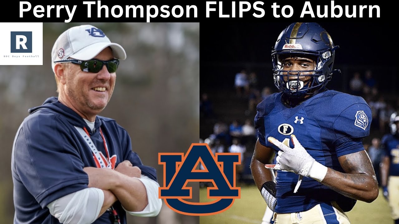 5 Star WR Perry Thompson Commits to Auburn | Auburn Football Building A SPECIAL 2024 Class