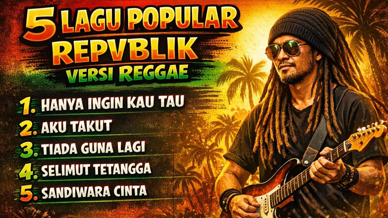REPVBLIK Reggae Version 🌴 5 Lagu Paling Viral 2026 | Adem, Santai, Auto Repeat 🎧