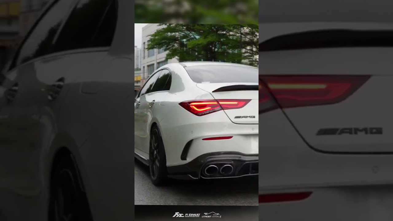 Mercedes-AMG C118 CLA45s Aggressive Acceleration w/ Valvetronic Fi EXHAUST X Utmost Downforce