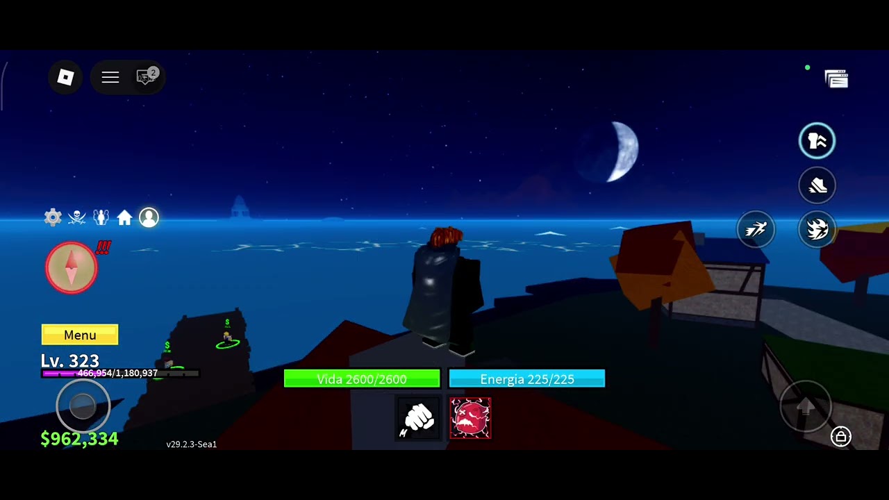 Série da minha aventura no blox fruit 