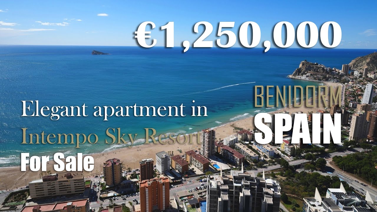 Элегантные апартаменты в Intempo Sky Resort, Бенидорм, Испания | Апартаменты в Испании, Пляж Понь...