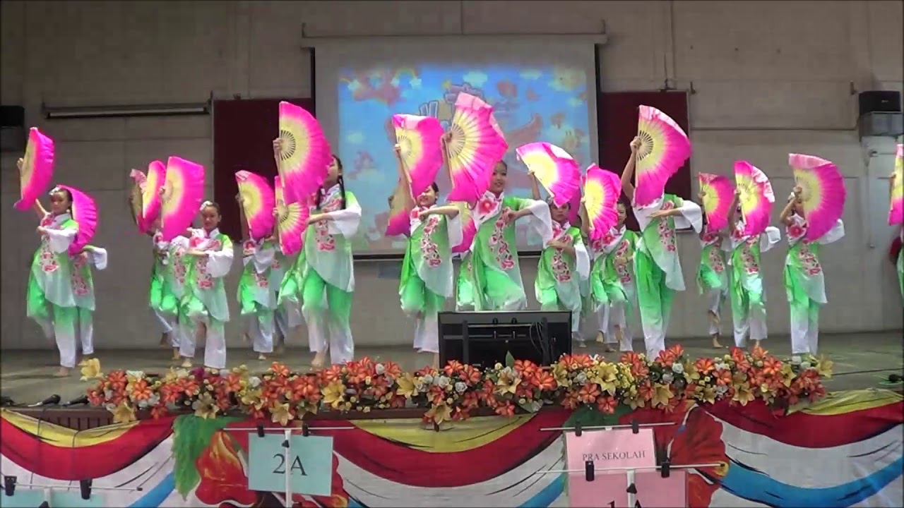 儿童节扇子舞2017：古来一小SJKC KULAI 1