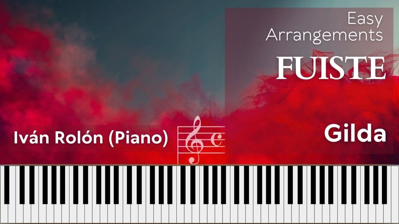 Fuiste 👋 │ Gilda  ► Easy Piano Arrangement