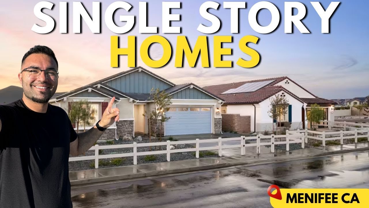 BEST New Single Story Homes for Sale in Menifee CA | Heritage at Banner Park