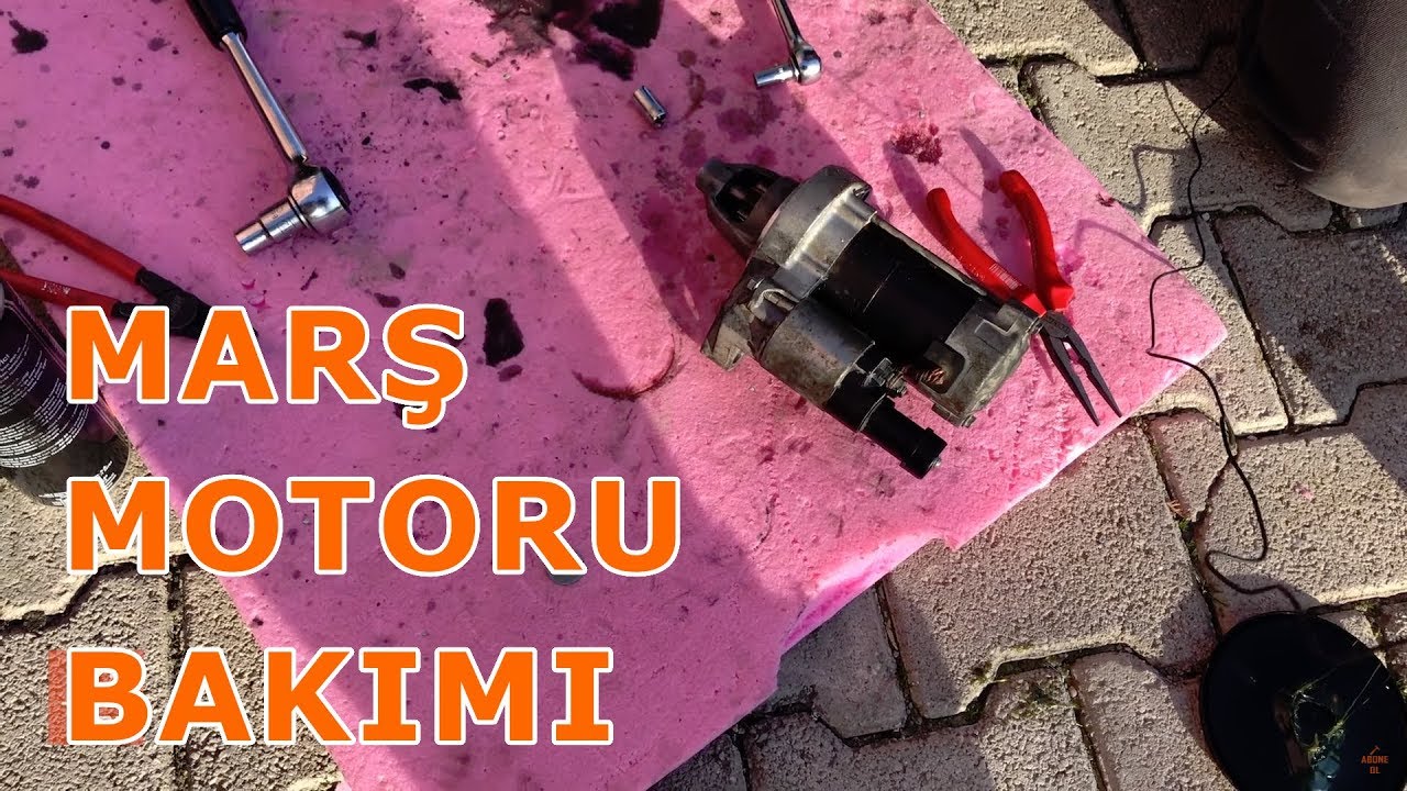 Marş Motoru Bakımı - Honda Accord Starter Maintenance - Marşa Basınca Gelen Ses