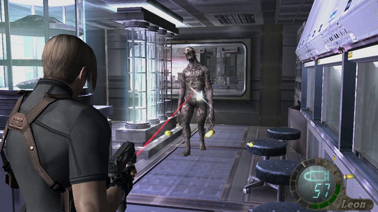 Leon vs Regenerador con Pullas -  Resident Evil 4