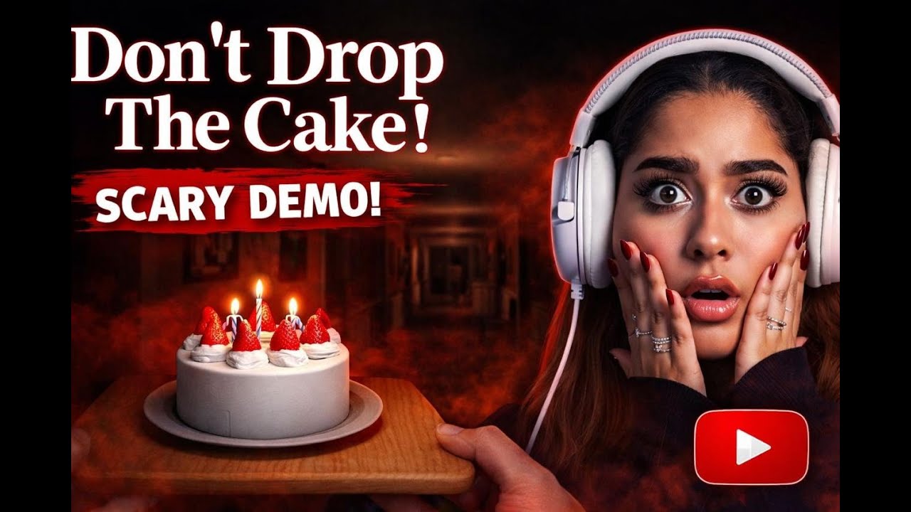 لا تطيح الكيكة 😱🎂