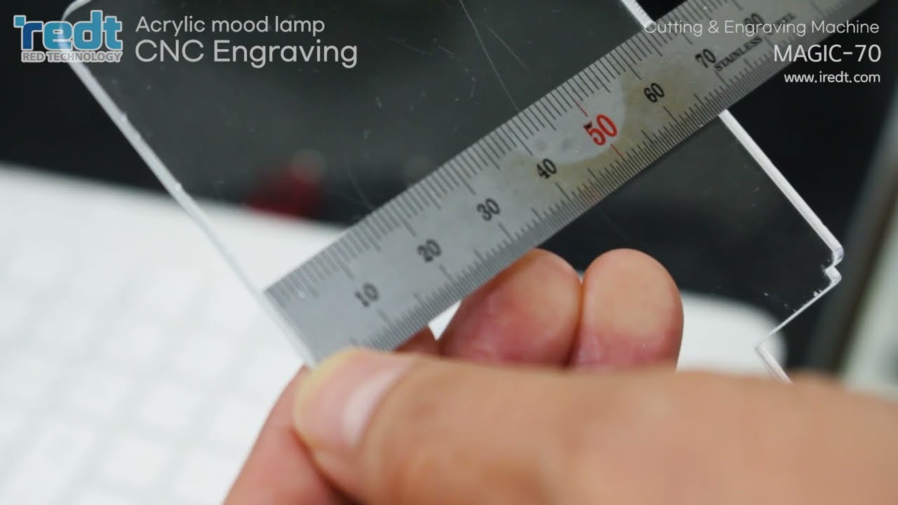 [Magic-70] Acrylic mood lamp, CNC Engraving