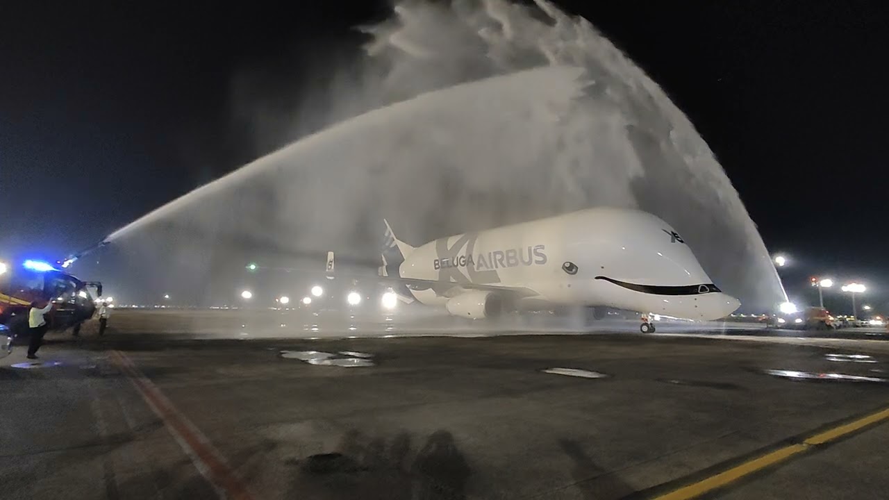 BELUGA XL AT KOLKATA AIRPORT.