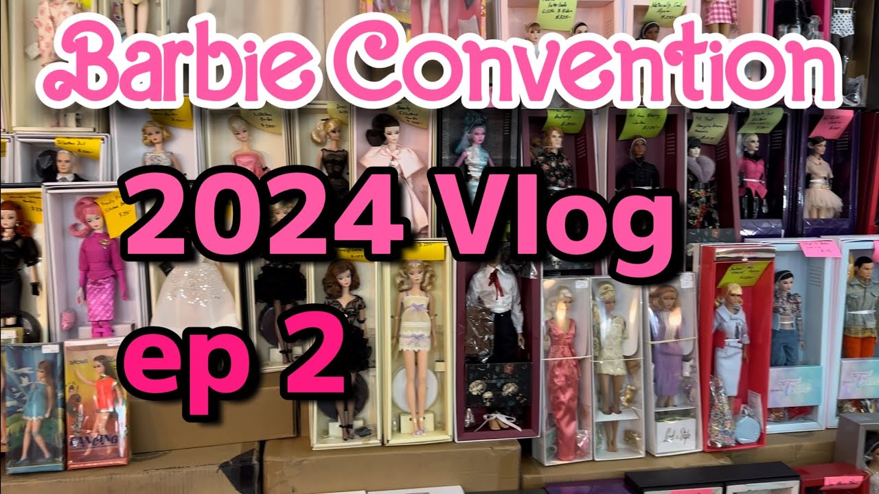 Barbie Convention 2024 VLOG ep2 | Hotel & Room Sale Shopping | Palm Springs, California