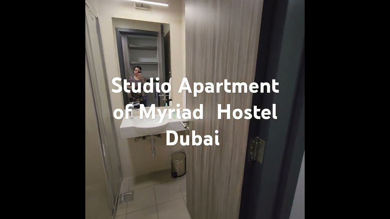 Studio Apartment of Myriad Hostel Dubai #viral#trending#shorts#dubai
