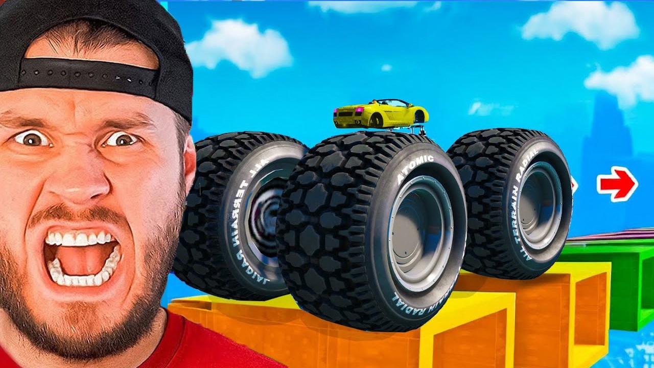 2 YOUTUBER fahren mit XXL AUTO BIS ANS ENDE in GTA 5!