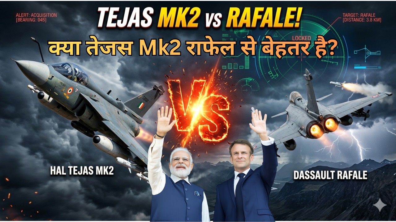 Kya Tejas Mk2 Rafale Se Better Hai? Tejas Mk2 vs Rafale 2026 Comparison