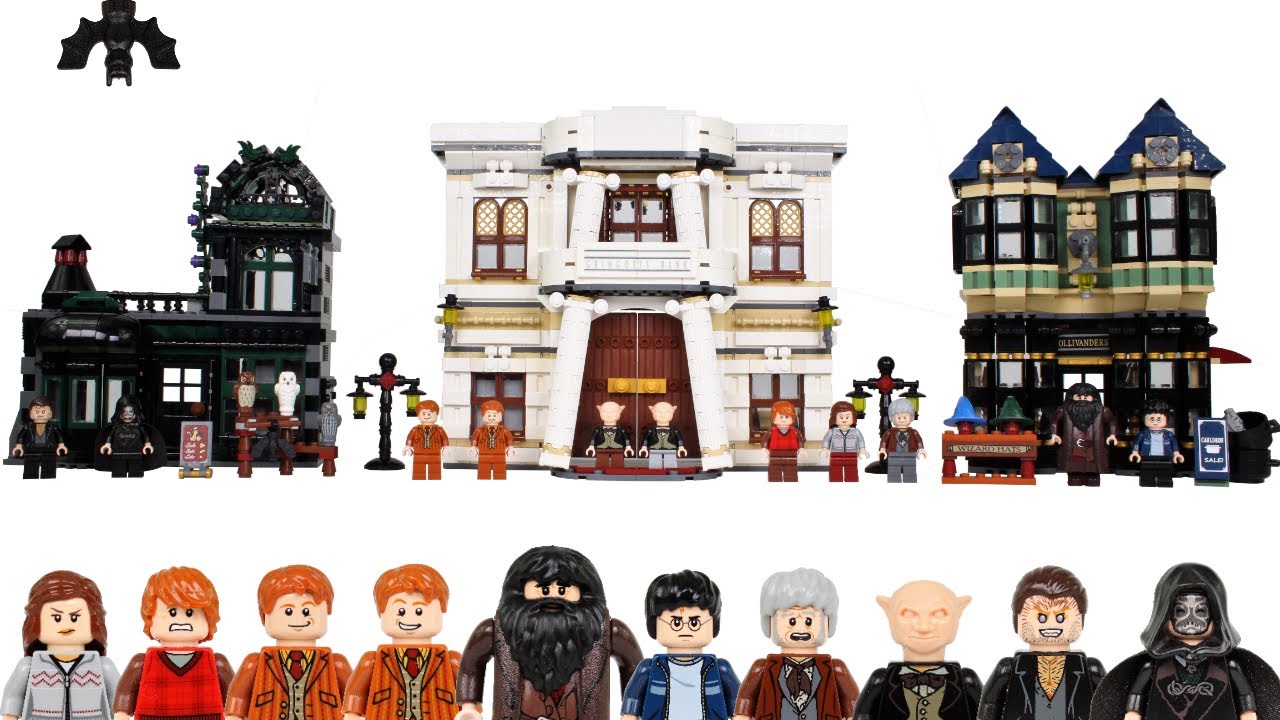 2011 LEGO Harry Potter Diagon Alley 10217 Review & Speed Build
