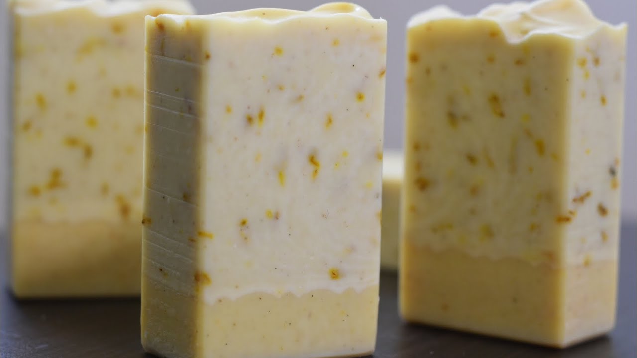 Orange Calendula Essential Oil Cold Process Soap Making | Introducing Ophelia’s Naturals Collection