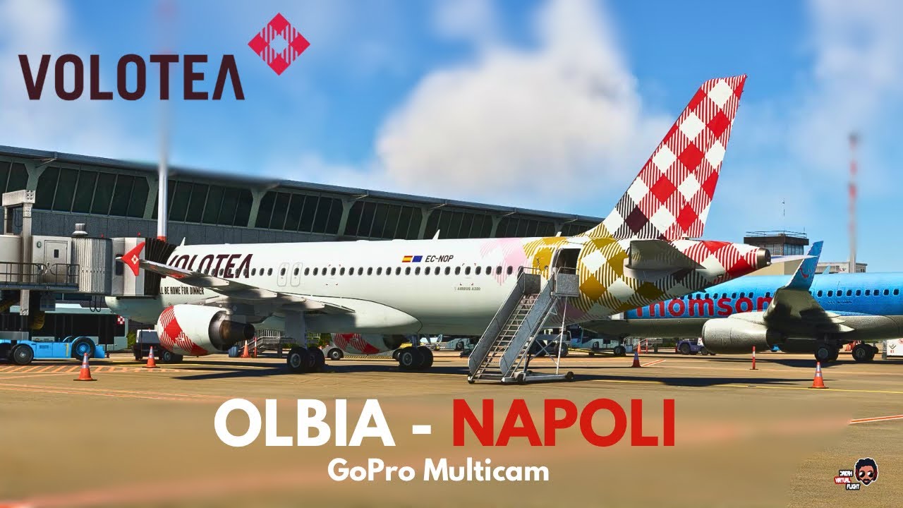 Volotea A320-214 Multicam | Olbia(LIEO)✈Napoli(LIRN) | DVF 2025 World Ops