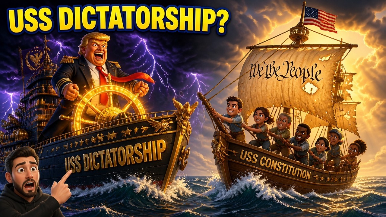 Oh Say, Can&rsquo;t You See? | Trump&rsquo;s USS Dictatorship vs The Constitution (Anthem Parody)