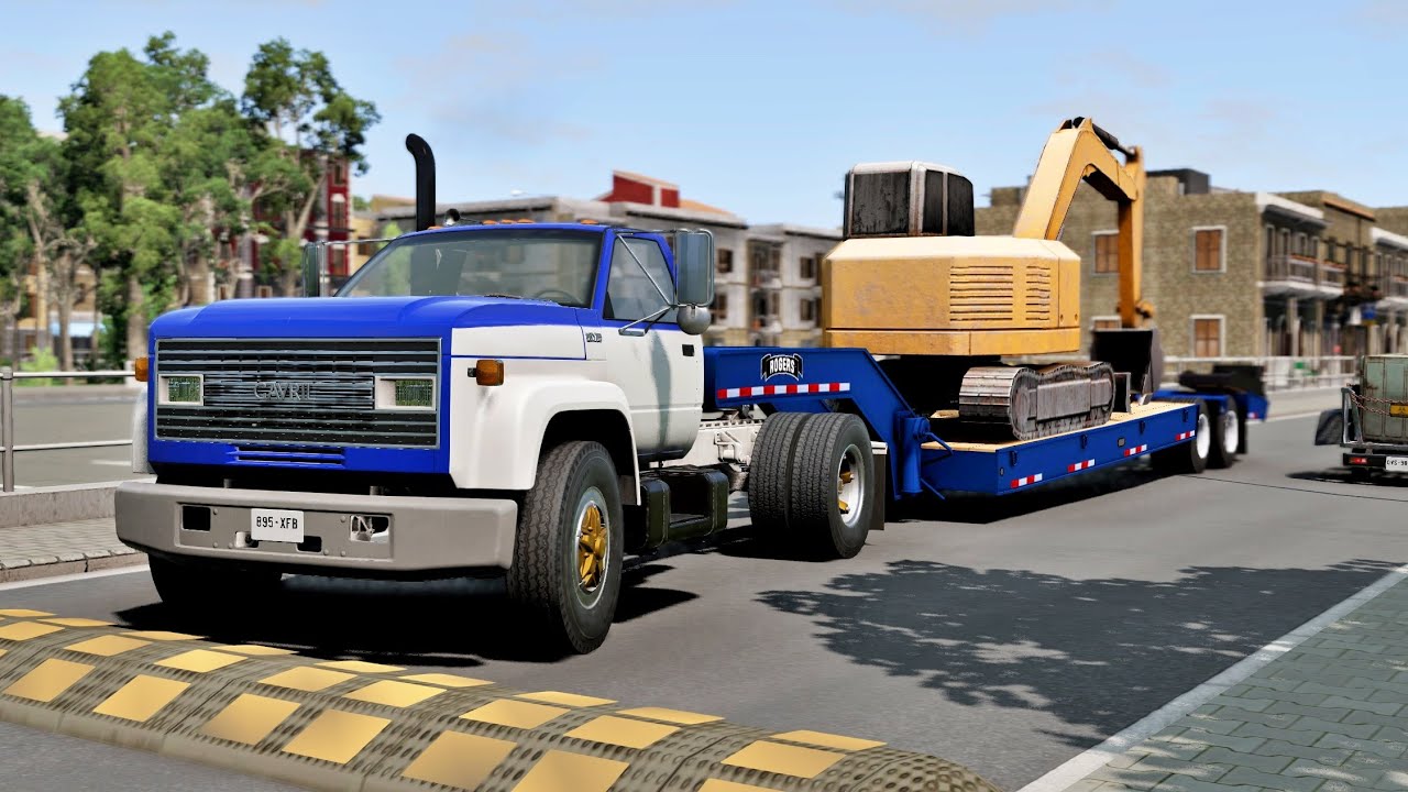 Trucks vs Speed Bumps #179 | BeamNG Drive | Truck &Too