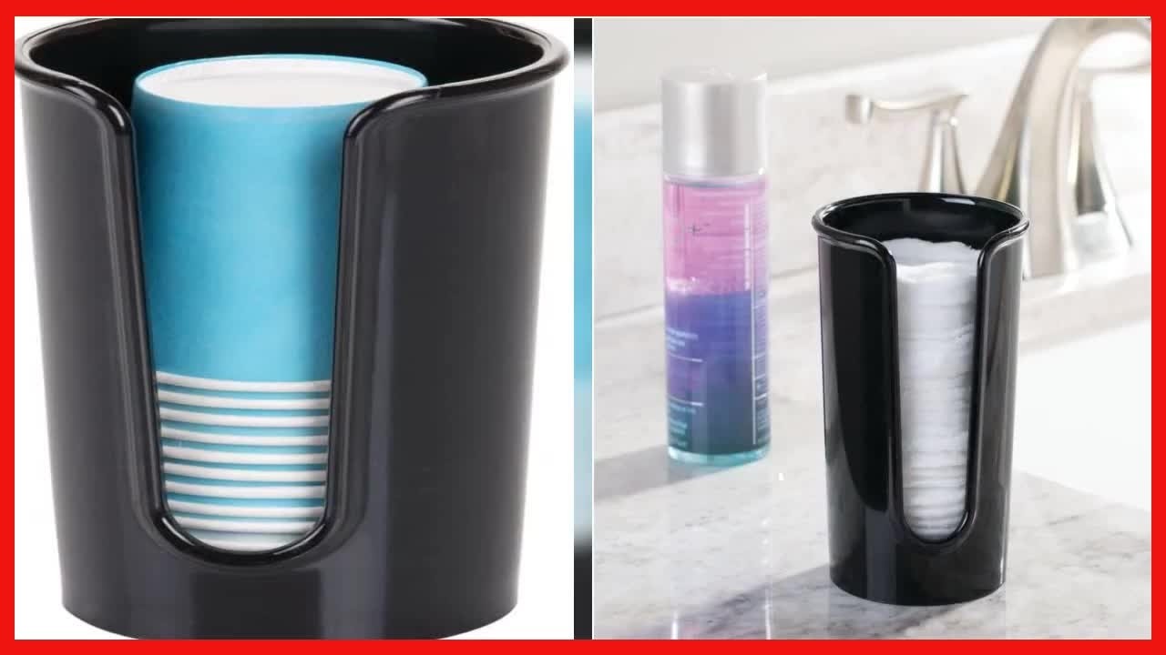iDesign Clarity Cup Dispenser Review: Stylish, Compact, and Convenient for Your Bathroom
