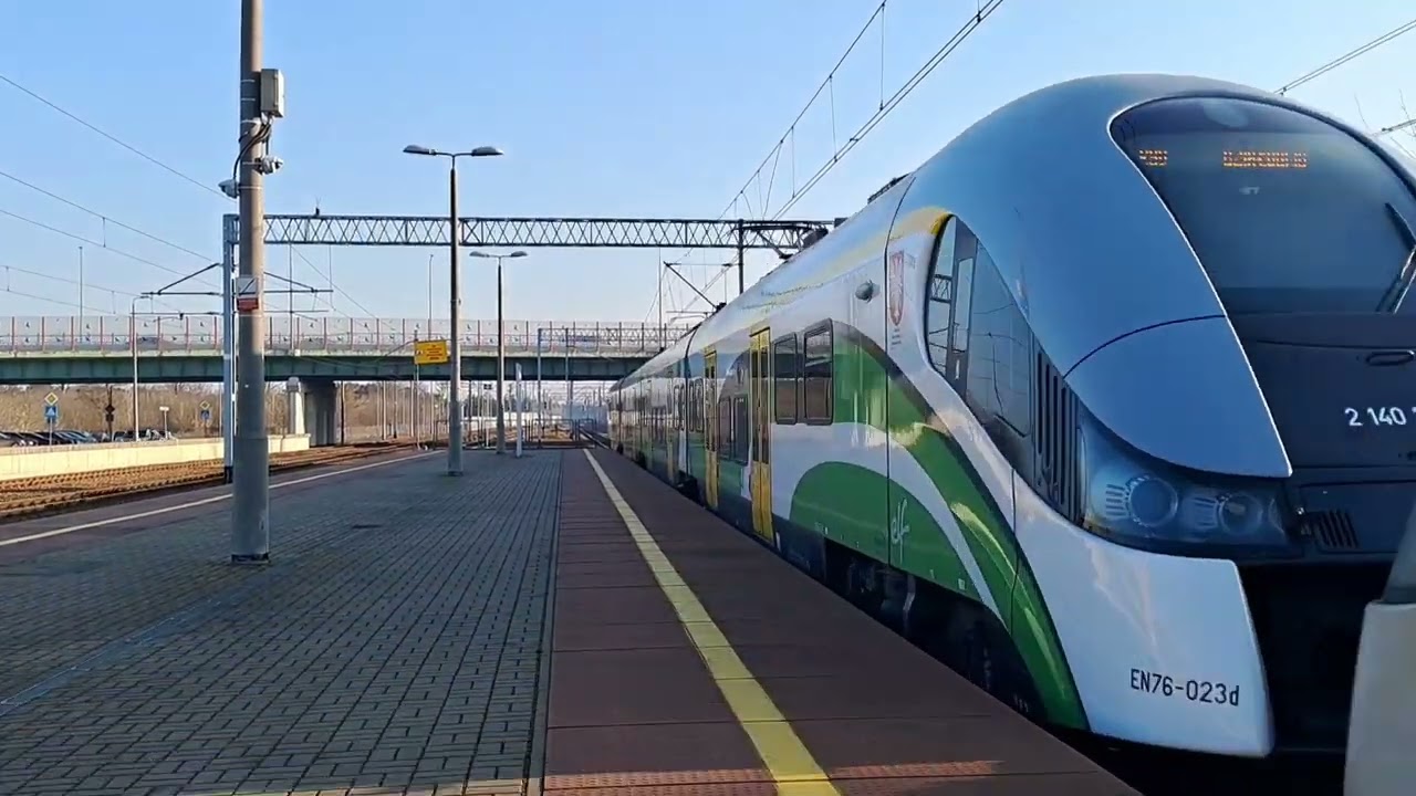 Прибуття електропоїзда EN76-013+023 на ст. Legionowo