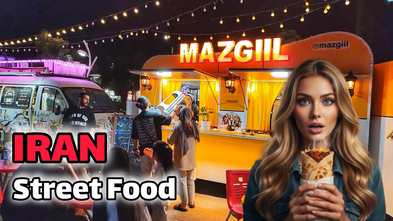 $1 Street Food Adventure in the Heart of Qazvin 🇮🇷 | Authentic Iranian Flavors in Street
