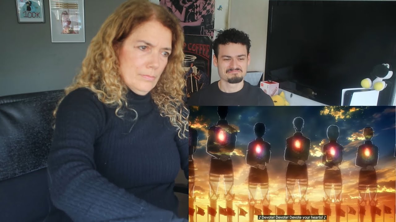 ATTACK ON TITAN ALL OPENINGS (1-9) MOM FIRST TIME REACTION