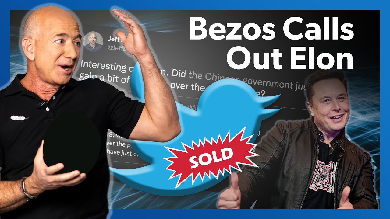 Jeff Bezos Calls Out Musk's Ties to China and $44B Twitter Buyout Deal