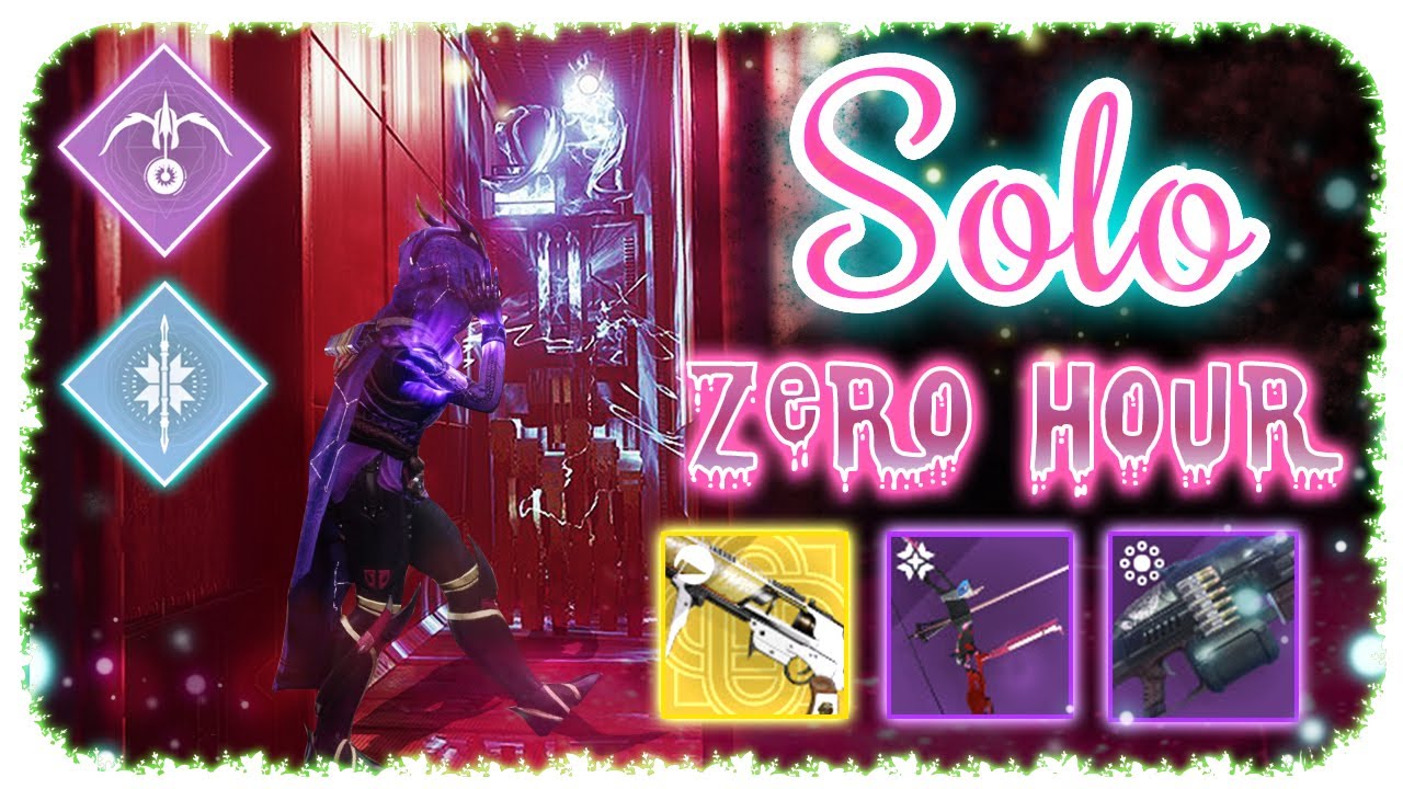 Solo Flawless Heroic Zero Hour Mission - Hunter - Season Of The Arrivals - Destiny 2 Commentary