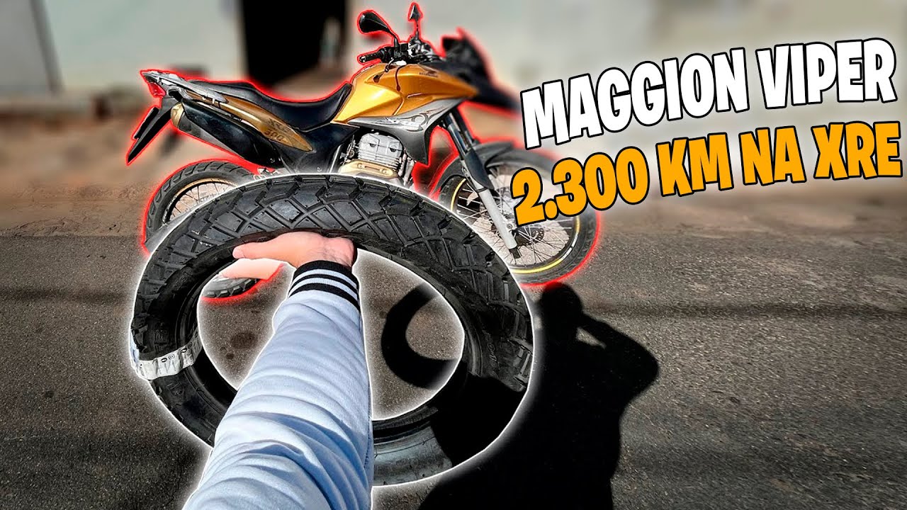PNEU MAGGION VIPER VALE A PENA NA XRE 300 ? OPINIÃO DEPOIS DE 2.300km RODADOS