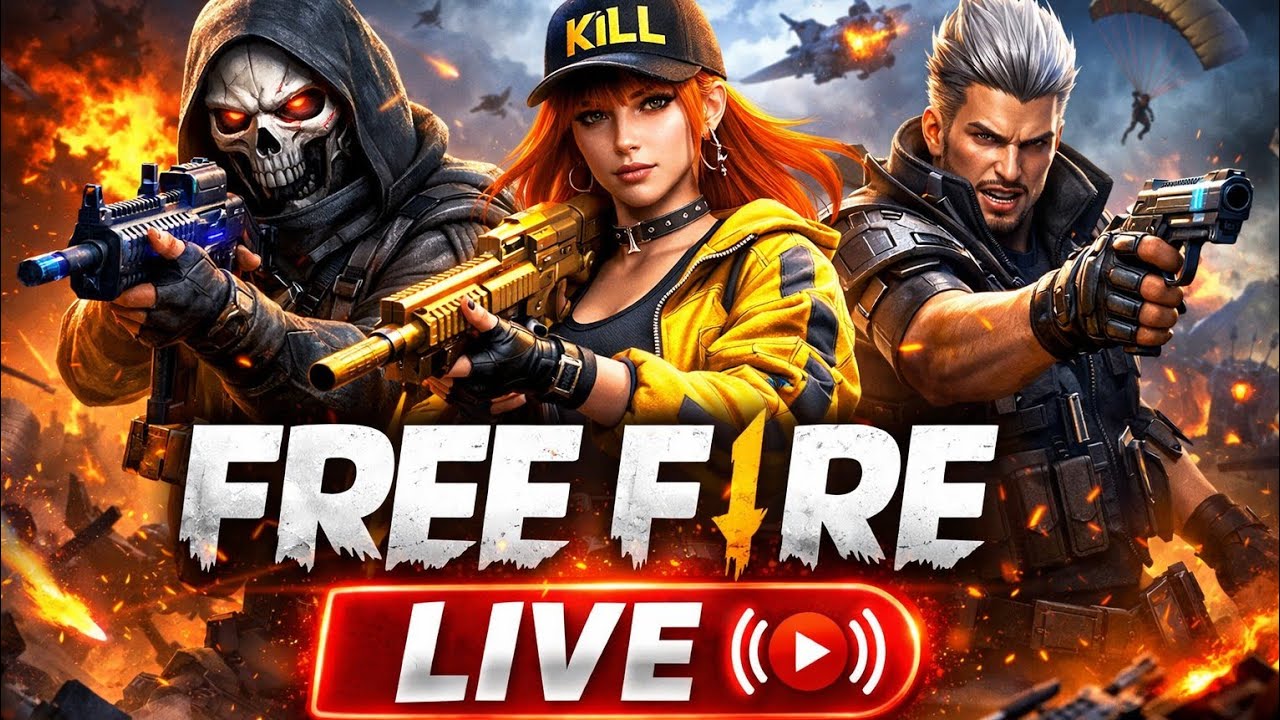 FREE FIRE Live gaming 🔥