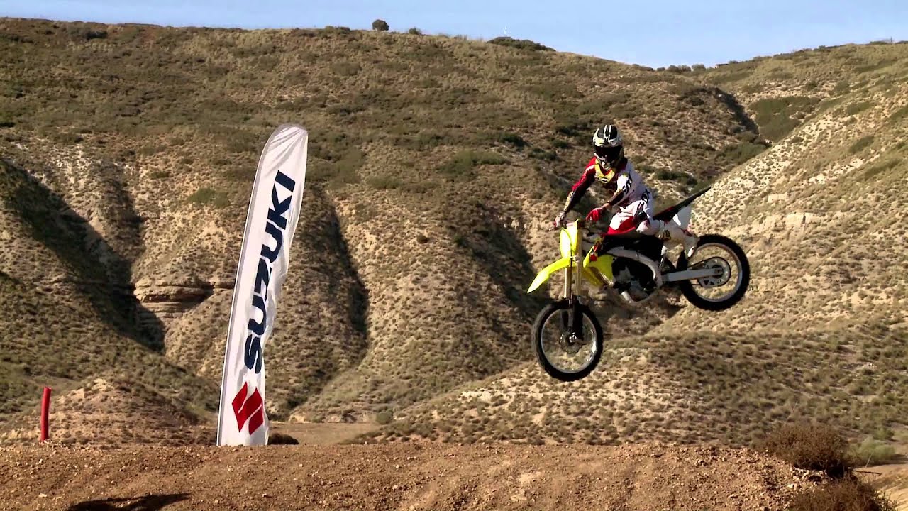 Jorge Zaragoza, del Suzuki Junior Team, sobre la Suzuki RM-Z 450