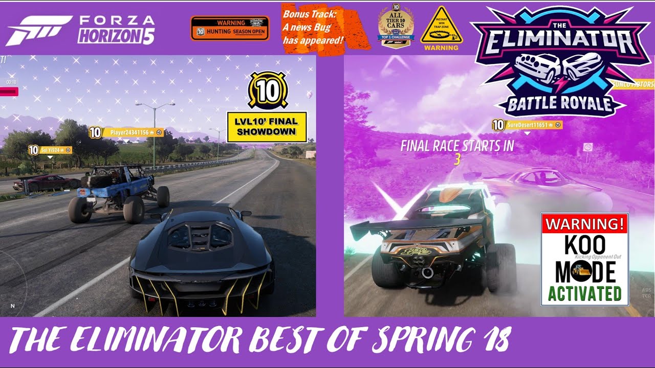 FH5 The Eliminator Best Of Spring 18 🏜  Forza Horizon 5