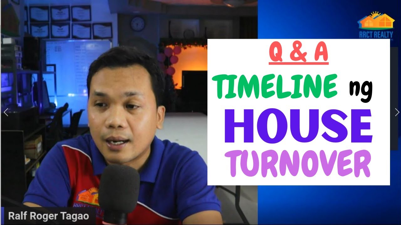 Q & A : Timeline ng House Turnover | Home Buyer Guide Philippines