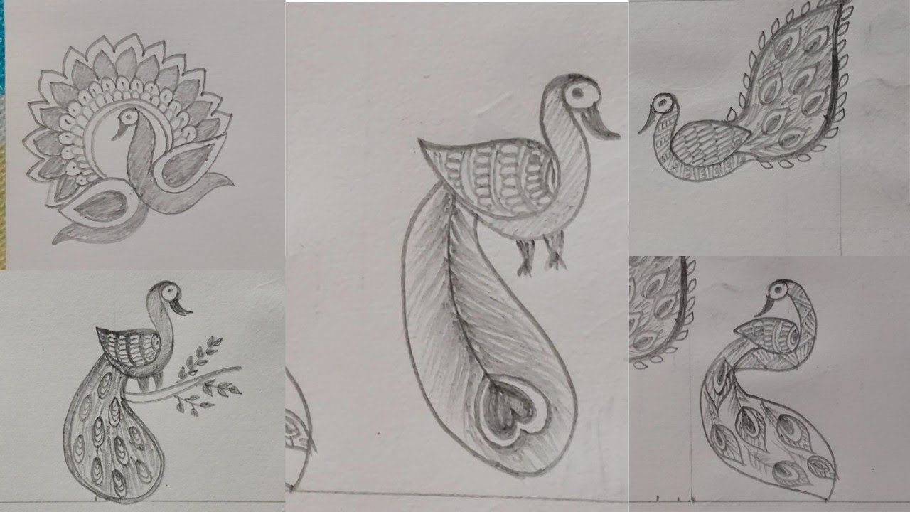 Peacock Mehandi Designs | Mehandi Elements| Sneha's Creativity 