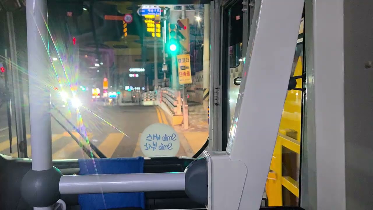 반여3동~동부지청 구간영상 (주) 삼화PTS 155번버스