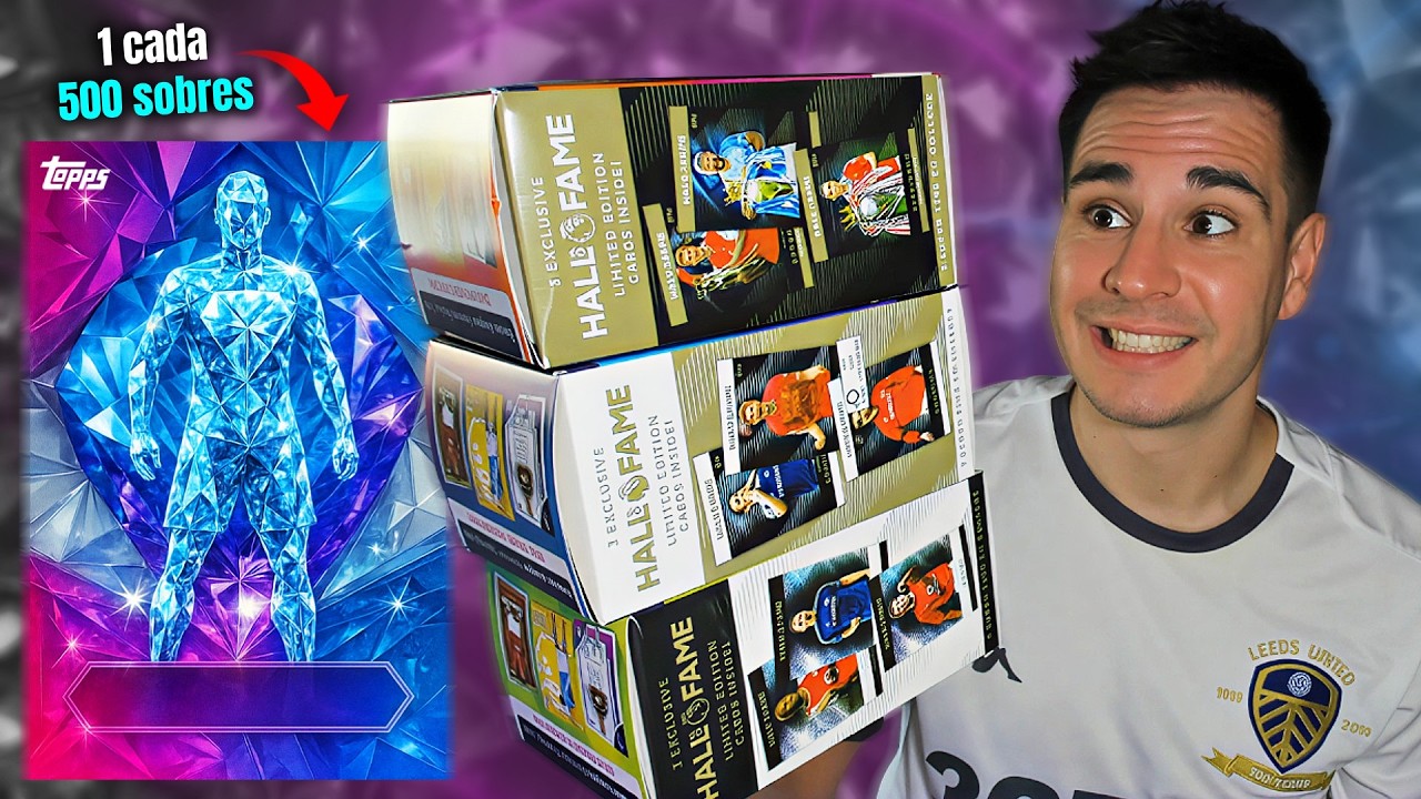 Carta ultra rara en las Super Tin de la Premier League… 1 cada 500 Sobres