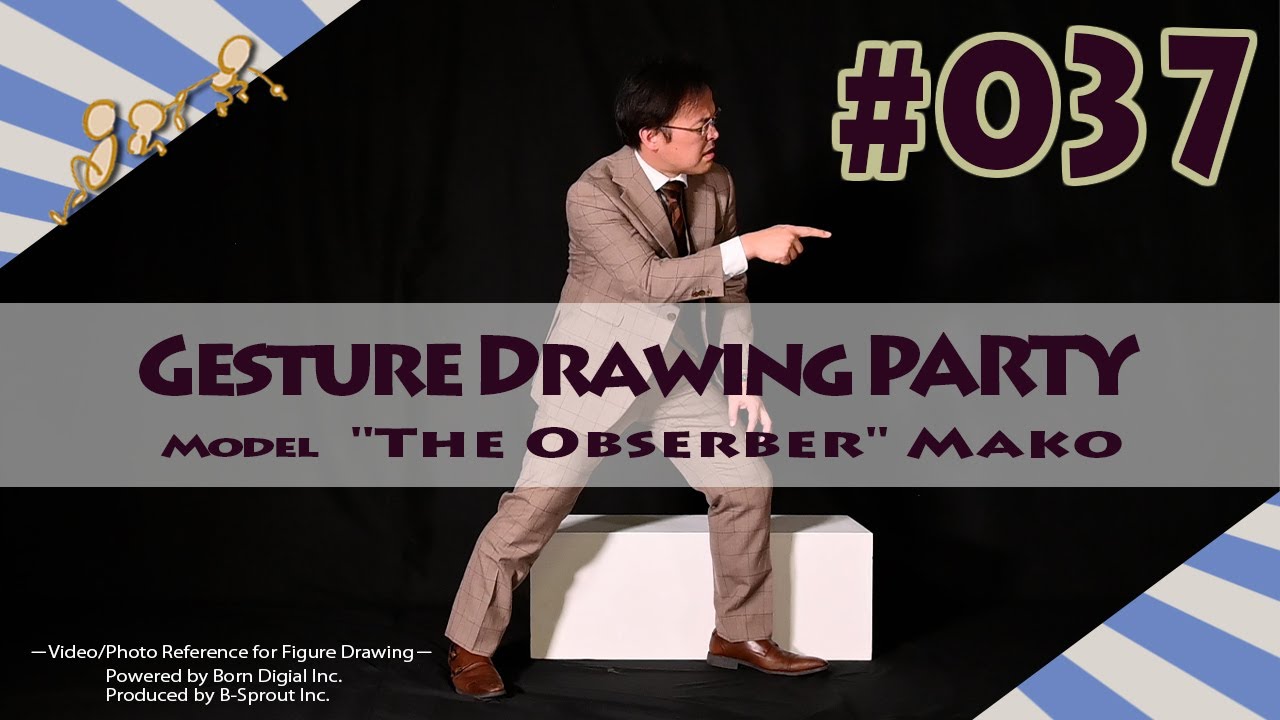 GESture DRAWing Party : #037 