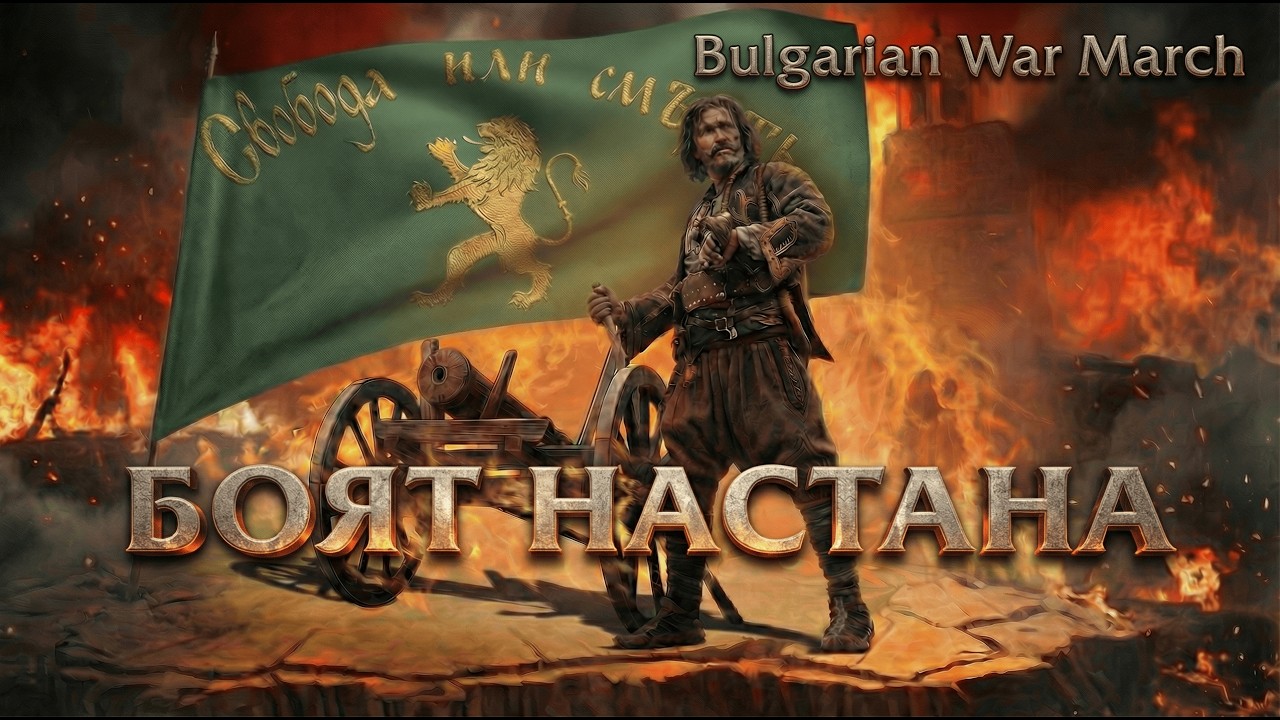 БОЯТ НАСТАНА – Най-силният български марш | Априлско въстание | Иван Вазов