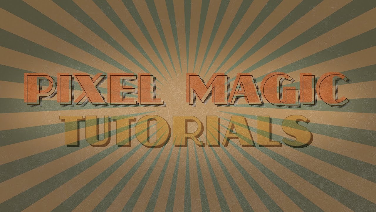 1960s Offset Text Effect - Photoshop Tutorial