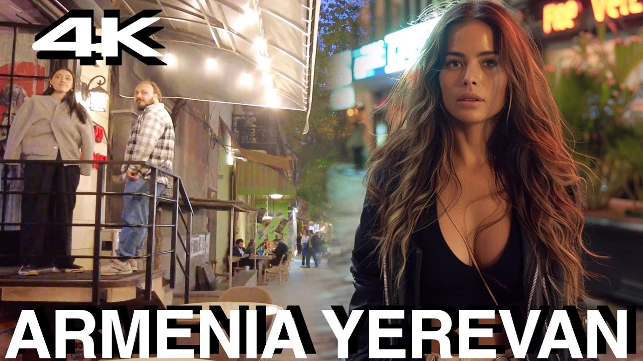 Armenia, Yerevan 4K WALKS, night tour