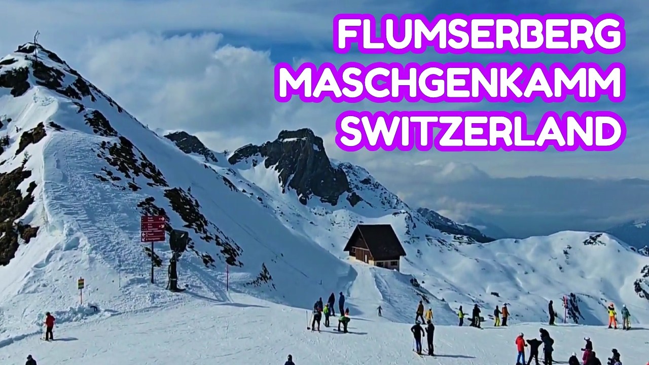 Skiing The Peaks: Maschgenkamm/Flumserberg ||Switzerland's Stunning Mountain Gem 