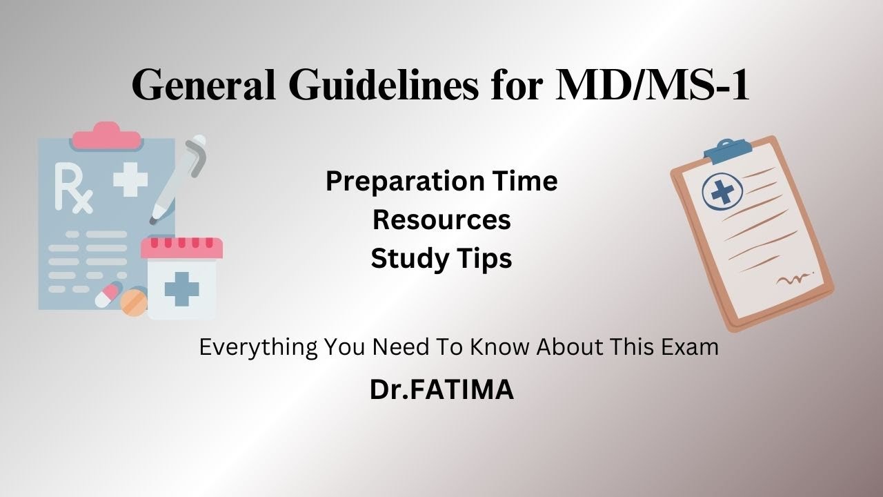MDMS/JCAT part-1 general guidelines