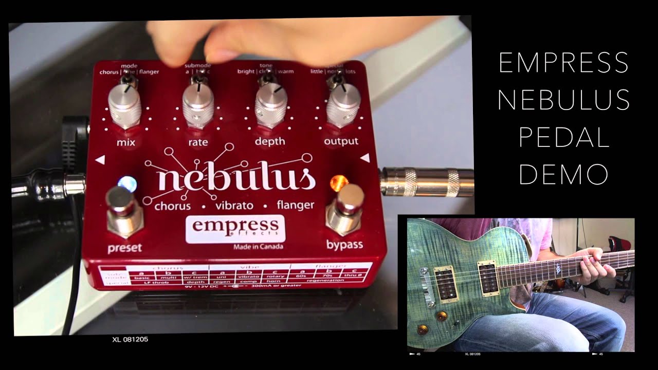 Empress Nebulus Pedal Demo - Tom Quayle
