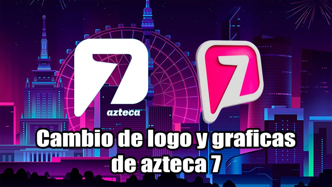 Nuevo logo y graficas de azteca 7 21 de octubre de 2024 | RAM18 cartoon